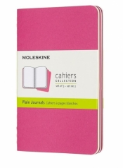 Zestaw 3 zeszytów Cahier Journals 13x21 linie pink