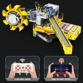 Reobrix, Klocki Dźwig Koparka Bucket Wheel Excavator dynamic, 3188 el.