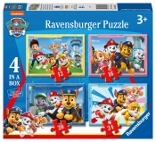Ravensburger, Puzzle 4w1: Drużyna Psi Patrol (3065)