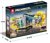 Reobrix, Klocki Dźwig Koparka Bucket Wheel Excavator dynamic, 3188 el.