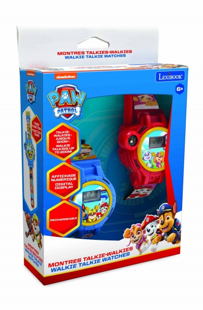 <img src='https://webimage.pl/pics/651/1/d3380743101651.jpg' style='height:440px' /> Zegarek z krótkofalówkami Paw Patrol Lexibook DMWTW1PA