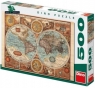 Puzzle Mapa Świata 500 elementów