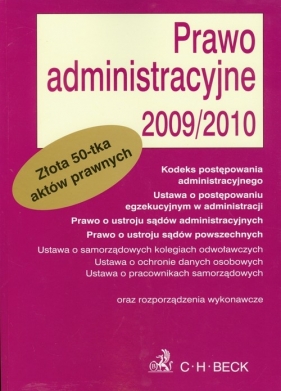 Prawo administracyjne 2009/2010