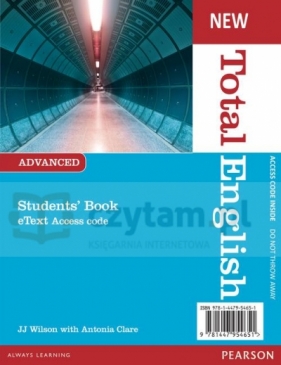 Total English NEW Advanced SB eText AccessCodeCard - J.J. Wilson, Antonia Clare