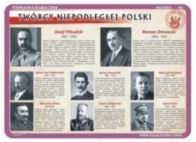 Podkładka edukacyjna 100 - Historia. Walka o niepodległość RP i twórcy niepodległości Polski