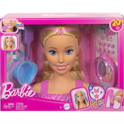 Barbie. Głowa do stylizacji Blond włosy JFG81