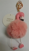 Brelok - Pompon Flaming (jasny róż)