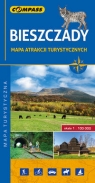 Bieszczady mapa atrakcji turystycznych