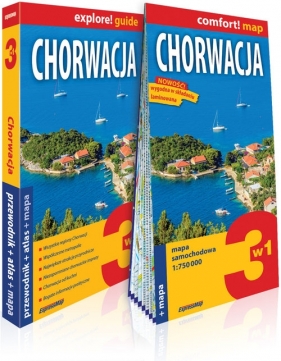 Chorwacja 3w1: przewodnik + atlas + mapa - Ewelina Szeratics
