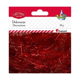 Dekoracje - włosy anielskie czerwone (389728)