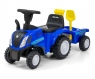 Jeździk Pojazd New Holland T7 Traktor niebieski (27652) od 12 miesięcy