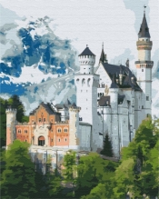Obraz Paint it! Malowanie po numerach. Zamek Neuschwanstein (BS34842)