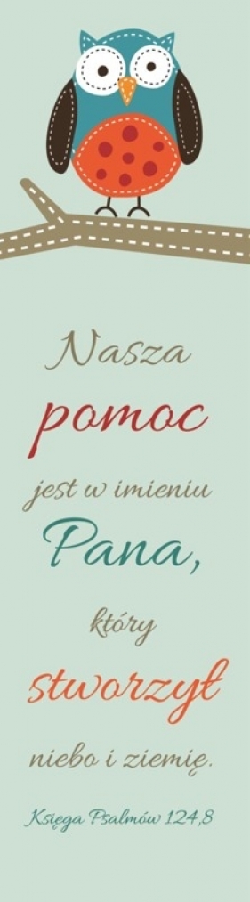 Zakładka Duża (17) - Nasza Pomoc Jest W Imieniu Pana (SZZ/017)