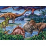 Diamentowa mozaika dinozaury w wodzie NO-1006165 7+
