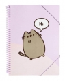 Skoroszyt A4 z gumką Pusheen CFA405 30 kartek 3+