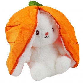 Pluszowy królik w marchewce, 21 cm
