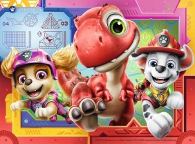 Ravensburger, Puzzle 4w1: Psi Patrol i dinozaury (12004365)