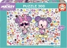 Puzzle Myszka Miki & Minnie 300 el 114078 8+