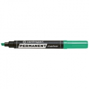 Marker permanentny Centropen 8576, zielony 2,0-5,0 mm ścięta końcówka