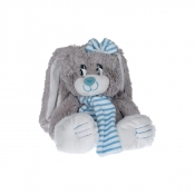 AXIOM Królik Nina z szalem 30 cm, niebi. (4465)