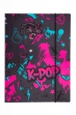 Coolpack, Teczka kartonowa A4 z gumką - K-Pop Dark