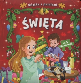 Święta. Książka z puzzlami