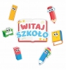 Dekoracje okienne dwustronne-Witaj szkoło 01 7szt