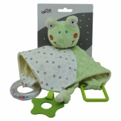 Przytulankaz dodatkami Miluś Żabka 25 cm (4829a)