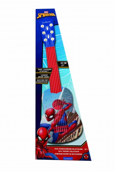 <img src='https://webimage.pl/pics/653/3/d3380743053653.jpg' style='height:440px' /> Moja pierwsza Gitara Spider Man Lexibook K200SP