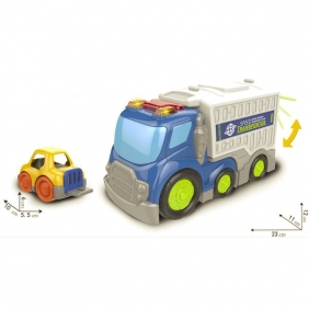 Zestaw autek 2w1 - Śmieciarka i mini podnośnik (123653)