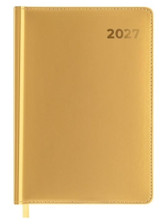Terminarz 2027 A5 dzienny złoty