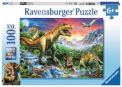 Ravensburger, Puzzle XXL 100: Epoka Dinozaurów (10665)