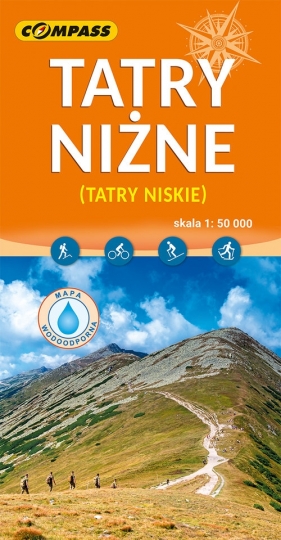 Tatry Niskie (Tatry Niżne) - mapa laminowana 1:50 000