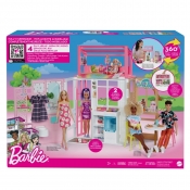 Barbie: Kompaktowy domek dla lalek (HCD47)