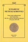 Sumariusz metryki koronnej Tom VII