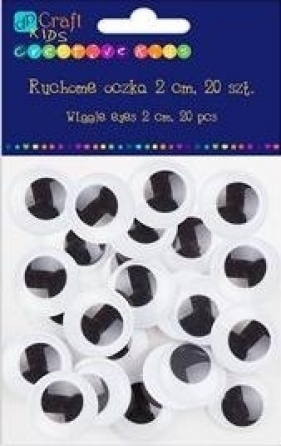 Ruchome oczka 2 cm 20 szt
