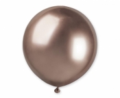 Balony chromowane różowo-złote 48cm 25szt