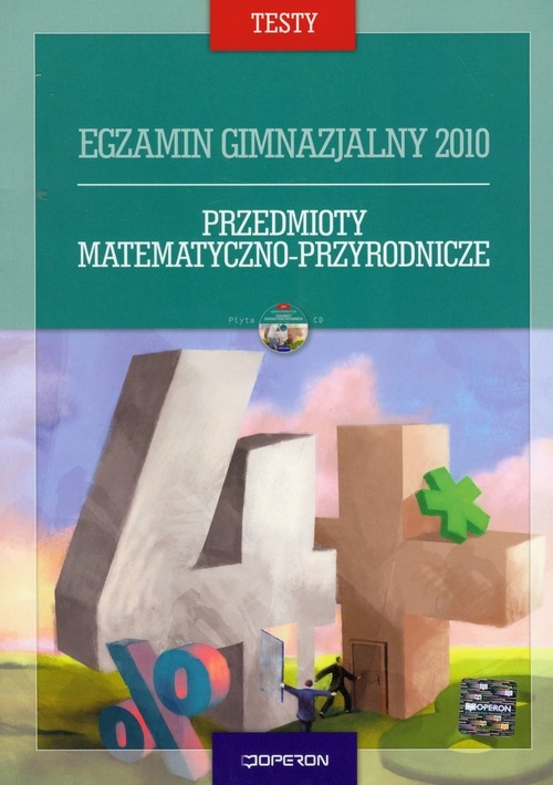 Egzamin gimnazjalny 2010 przedmioty matematyczno-przyrodnicze z płytą CD