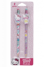 Coolpack, Ołówki z gumową nakładką Hello Kitty - Pink 1, 2 szt (10654PTR)
