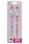 Coolpack, Ołówki z gumową nakładką Hello Kitty - Pink 1, 2 szt (10654PTR)