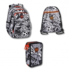 Pakiet szkolny Coolpack Pick - Grey Ball
