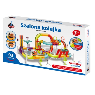 Szalona kolejka Lokomotywa 93 elementy