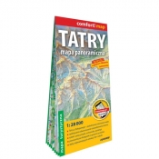 Tatry. Mapa panoramiczna laminowana mapa turystyczna 1 : 28 000