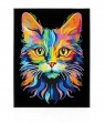 Diamond Dotz - Adults Flocked Neon Cat