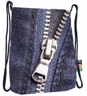 Plecak na sznurkach Zipper stright SO-11
