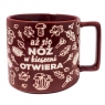Kubek Nóż się otwiera
