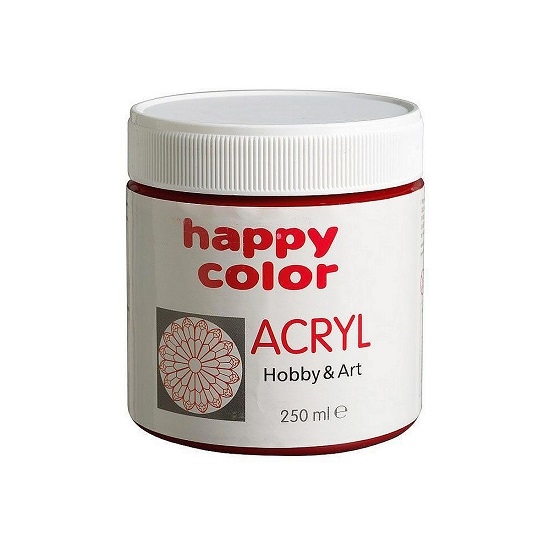 Farba akrylowa 250 ml -  rubinowa (439157)