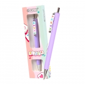 Długopis Block z koralikami w etui GB - Happy fioletowy (751006-3)