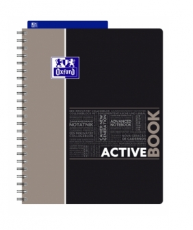 Kołonotatnik Oxford Activebook A4+ 80 kartek kratka