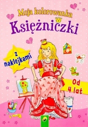 Moja kolorowanka z naklejkami - Księżniczki - Opracowanie zbiorowe
